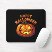 Niedlicher Jack O'lantern Pumpkin Happy Halloween Mousepad (Mit Mouse)