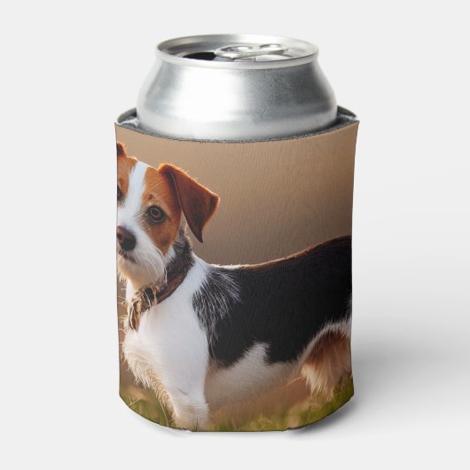 Niedlicher Jack Russel Terrier Dog Foto Dosenkühler (Kanne Vorderseite)