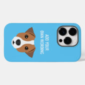 Niedlicher Jack Russell Dog Case-Mate iPhone Hülle (Rückseite (Horizontal))