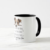 Niedlicher Jack Russell Dog Funny Custom Tasse (VorderseiteRechts)