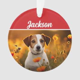 Niedlicher Jack Russell Dog Holiday Weihnachtsfest Ornament