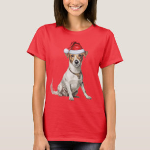 Niedlicher Jack Russell Dog Lover Weihnachten T-Shirt