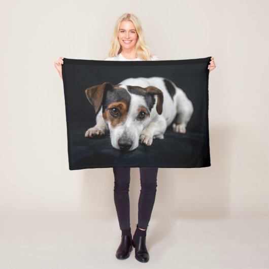 Niedlicher Jack Russell Fleecedecke (Beispiel)