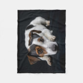 Niedlicher Jack Russell Fleecedecke (Vorderseite)