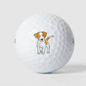 niedlicher Jack Russell Golf Golfball (Vorderseite)