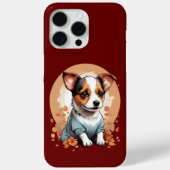 Niedlicher Jack Russell Puppy Case-Mate iPhone Hülle (Rückseite)