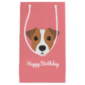 Niedlicher Jack Russell Small Geschenktasche Kleine Geschenktüte (Vorderseite)