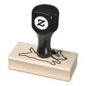 Niedlicher Jack Russell Terrier Cartoon Dog Gummistempel (Stempel)