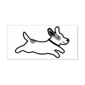 Niedlicher Jack Russell Terrier Cartoon Dog Gummistempel (Prägung)