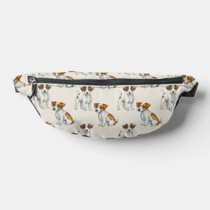 Niedlicher Jack Russell Terrier Dog Pattern Bauchtasche