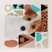 Niedlicher Jack Russell Terrier Dog Puzzle (Horizontal)