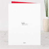 Niedlicher Jack Russell Terrier Dog Weihnachten We Karte (Rückseite)