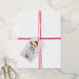 Niedlicher Jack Russell Terrier Fleas Navidog Geschenkanhänger