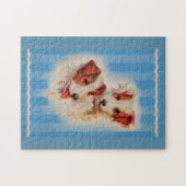 NIEDLICHER Jack Russell Terrier Illustration Puzzle (Horizontal)