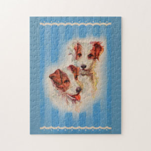 NIEDLICHER Jack Russell Terrier Illustration Puzzle