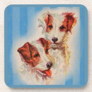 NIEDLICHER Jack Russell Terrier Illustration Untersetzer