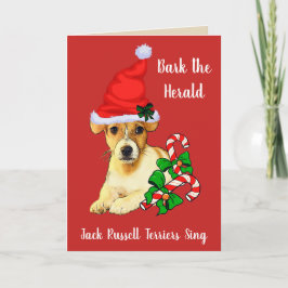 Niedlicher Jack Russell Terrier Weihnachten
