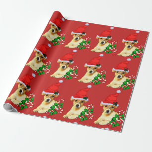 Niedlicher Jack Russell Terrier Weihnachten Geschenkpapier