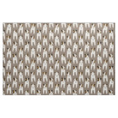 niedlicher Jack Russell Terriers Hundsmuster Stoff (Fat Quarter (45,7 x 55,9 cm))