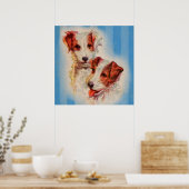 NIEDLICHER Jack Russell Terriers Poster (Küche)