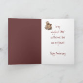 Niedlicher Jahrestag Karte (Innenseite)