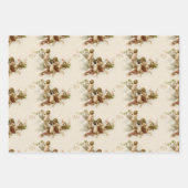 Niedlicher Jahrgang Weihnachten Viktorianische Eng Geschenkpapier Set (Vorderseite 2)