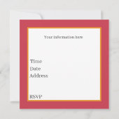 Niedlicher Jam macht Party gnome Einladung (Rückseite)