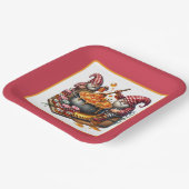 Niedlicher Jam macht Party gnome Pappteller (Gewinkelt)