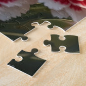 Niedlicher Januar-Igel mit Granatherz Puzzle (Seite)