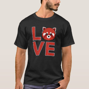 Niedlicher japanischer Roter Panda-Bär T-Shirt