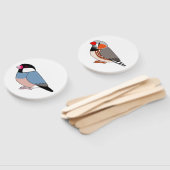 Niedlicher Java-Sperling-Cartoon zeichnend Fächer (Non-assembled)