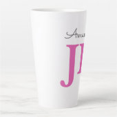 Niedlicher JD Abschluss Personalisierter Name Milchtasse (Vorderseite)