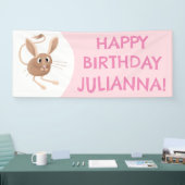 Niedlicher Jerboa-Cartoon Geburtstag Banner (Messe)