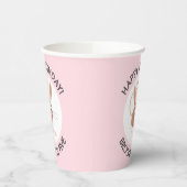 Niedlicher Jerboa mit langem Ohr personalisierter Pappbecher (Links)