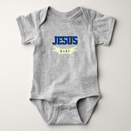 Niedlicher Jesus Baby Bodysuit Baby Strampler (Vorderseite)