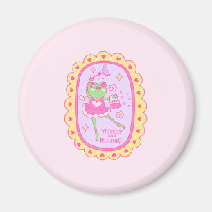 Niedlicher Jolly Frog - würdig und genug Magnet