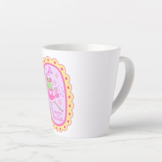 Niedlicher Jolly Frog - würdig und genug Milchtasse (Rechte Ecke)