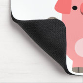 Niedlicher Juggling Cartoon Pig Mousepad (Ecke)