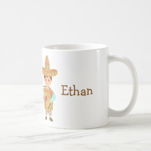 Niedlicher Junge mexikanische Kaffeetasse