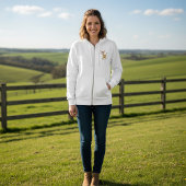 Niedlicher junger Donkey mit großen blauen Augen Hoodie