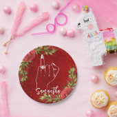 Niedlicher Junggeselinnen-Abschied | BRAUTPARTY Pappteller (Party)