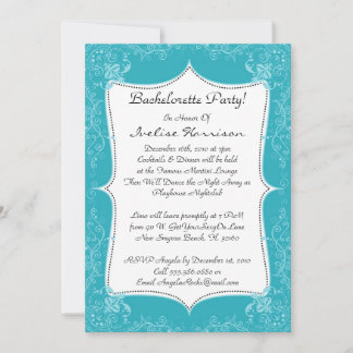 Niedlicher Junggeselinnen-Abschied Einladung