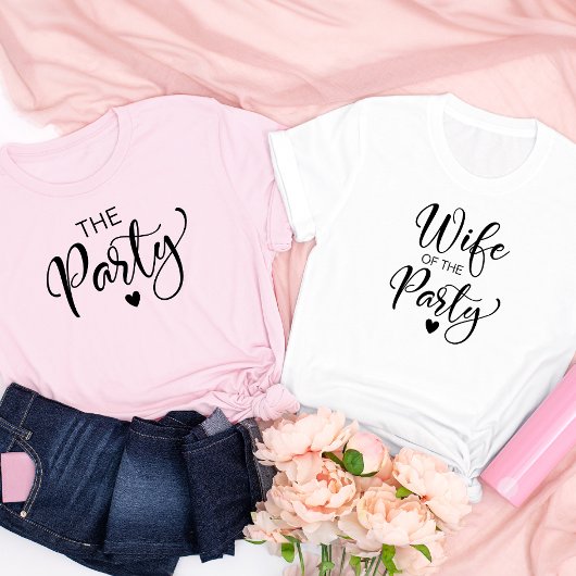 Niedlicher Junggeselinnen-Abschied für White Scrip T-Shirt