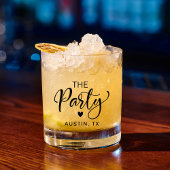 Niedlicher Junggeselinnen-Abschied Whiskyglas