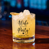 Niedlicher Junggeselinnen-Abschied Whiskyglas