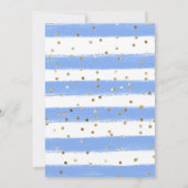 Niedlicher Jungle Hippo Babydusche Einladung (Rückseite)