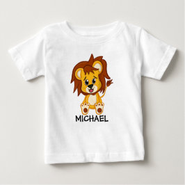 Niedlicher Jungle Safari Lion Animal Kids Baby T-shirt
