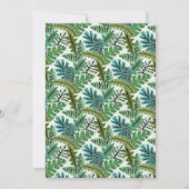 Niedlicher Jungle Safari Lion Tiger Elephant Gebur Einladung (Rückseite)