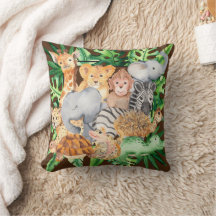 Niedlicher Jungle Safari Tier Personalisiert