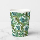 Niedlicher Jungle Safari Wildes Leaf Verlasse Gebu Pappbecher (Rechts)